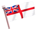 UK Naval Ensign White L